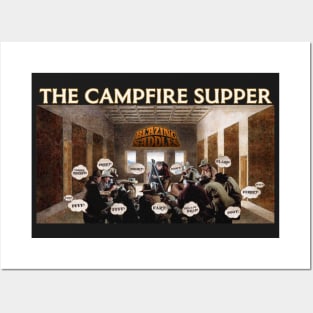 The Campfire Supper Blazing Saddles Fart Scene Posters and Art